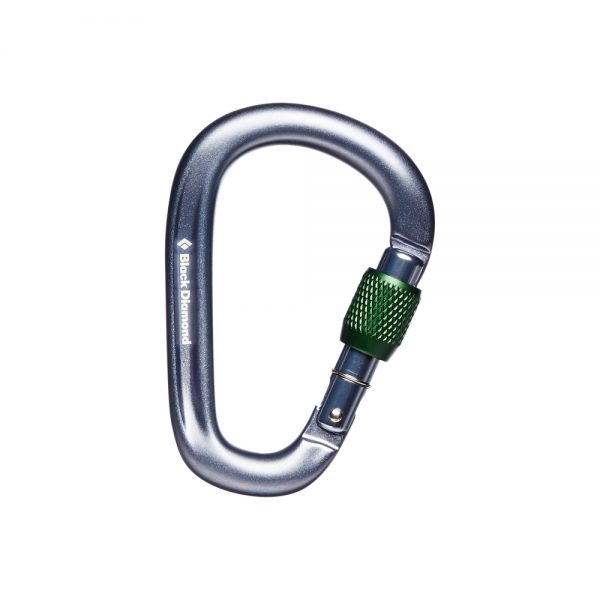 Pearlock Screwgate Carabiner - Grey