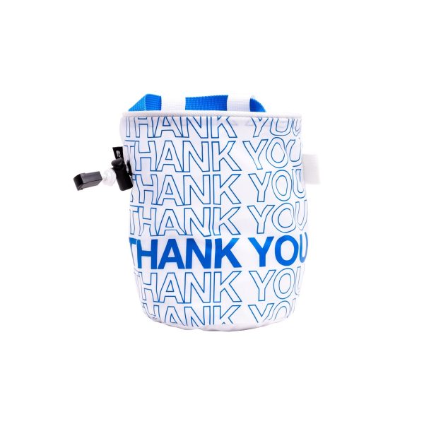 Evolv Bodega Chalk Bag White Blue