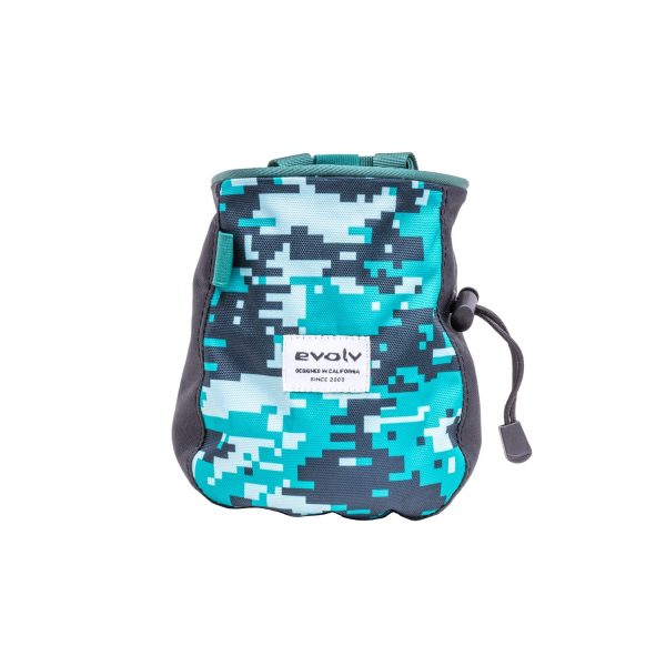 Evolv Camo Chalk Bag Camo Digi Teal