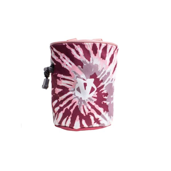 Evolv Graphics Chalk Bag Tie Dye Red