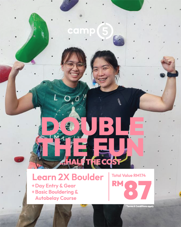 Basic Bouldering Package - 2 Person RM87