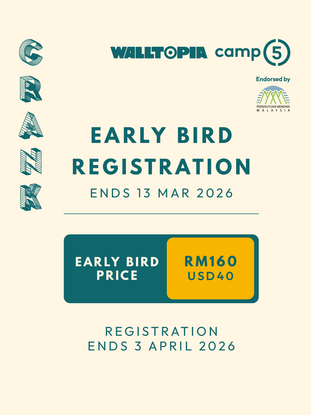 Early Bird AnnouncementF3